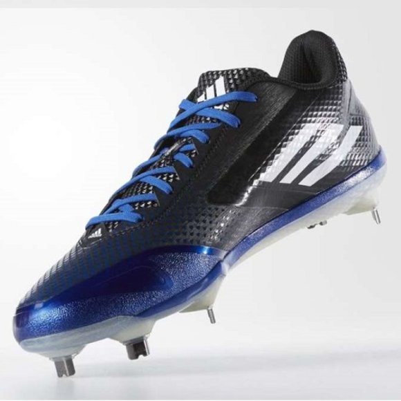 Adidas Shoes | Adidas Adizero Afterburner 2.0 Baseball Cleats | Color: Black/Blue | Size: 13 | Ctiaga's Closet